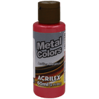 Tinta Acrílica Vermelho Metálico (60ml)