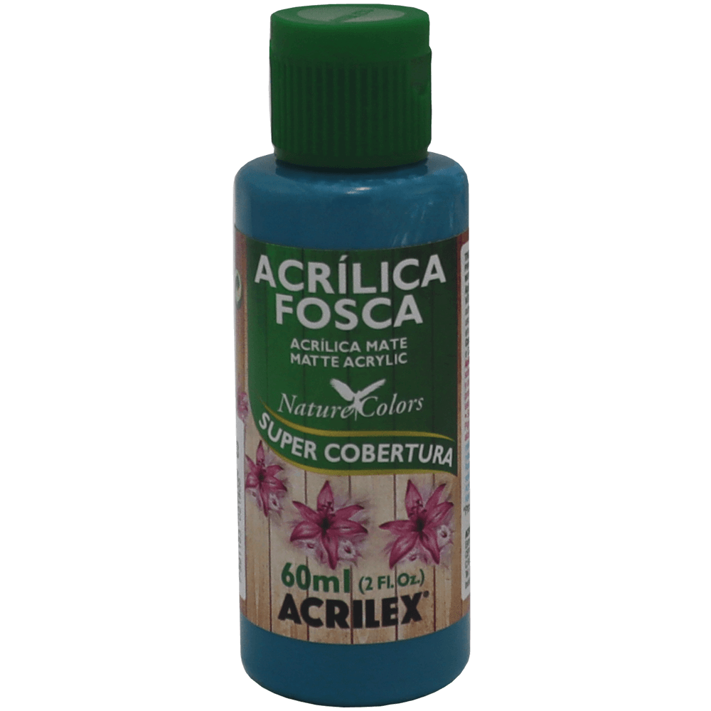 Tinta Acrílica Azul Piscina Fosca Acrilex (60 ml)