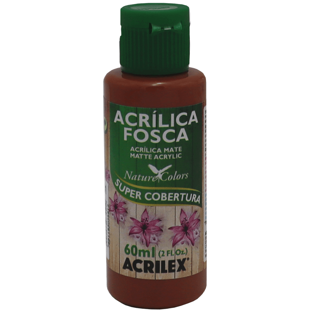 Tinta Acrílica Marrom Escuro Acrilex (60ml)