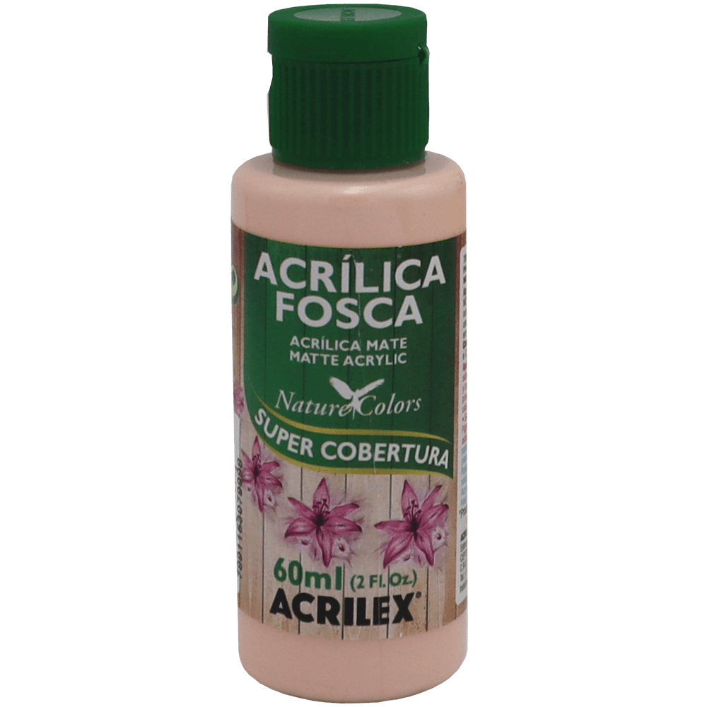 Tinta Acrílica Salmão Bebê Acrilex (60ml)
