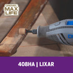 Tubo de lixa Dremel Max Life 12,7mm de grão grosso (Modelo 408HP)