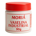 Pote de vaselina industrial sólida 90g para moldes de silicone, tampa vermelha.