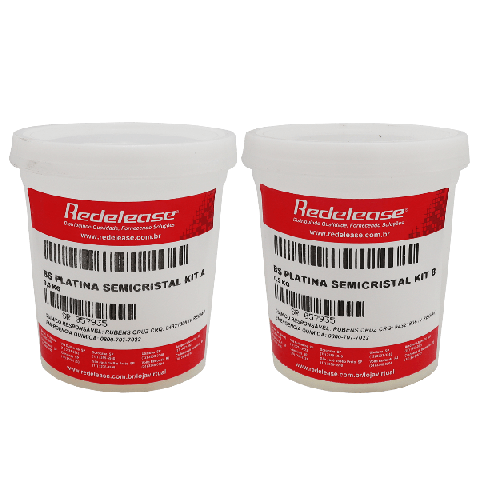 Borracha De Silicone Platina Semi Cristal Para Moldes Alimentícios e Artefatos Atóxicos (01 Kg)