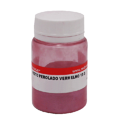 Pigmento Perolado Vermelho 15g para Resina, Tintas e Plásticos