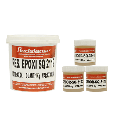 Kit Resina 2119 Epoxi para Encapsulamento Com Endurecedor 3140