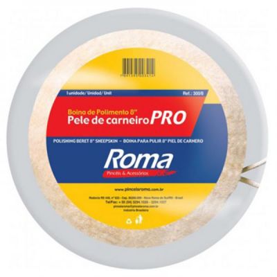 Boina de Polimento PRO 203mm 8" (Pele de Carneiro)