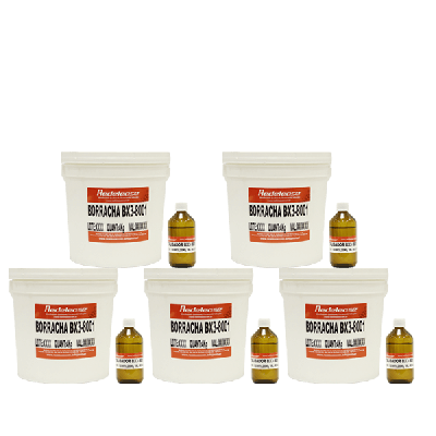 Borracha De Silicone BX3 8001 para Moldes de Extrema Resistência Com Catalisador (20,950 Kg)