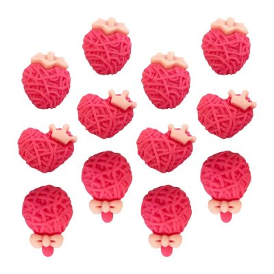 Charms Apliques para Decoração Delicado Pink (12 Un)