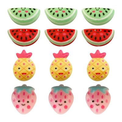 Charms Apliques para Decoração Frutinhas (12 Un)