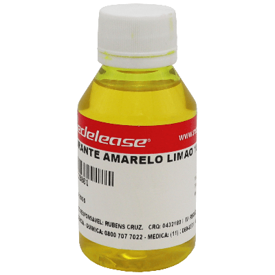 Corante Amarelo Limão Translúcido (0,100 L)