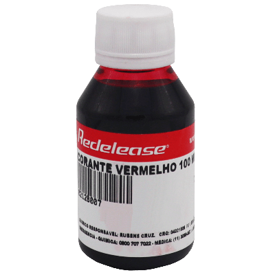 Corante Vermelho Translúcido (0,100 L)