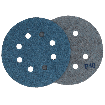 Disco de Lixa com Velcro para Roto Orbital 125mm 5" Grão 40