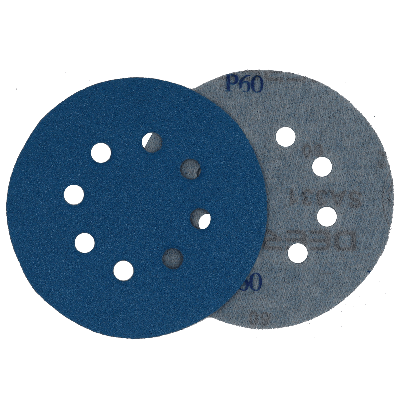 Disco de Lixa com Velcro para Roto Orbital 125mm 5" Grão 60