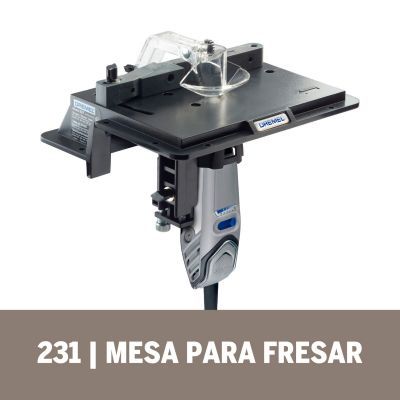 Dremel Acoplamento Micro Retífica-Mesa Para Fresar (Modelo 231)