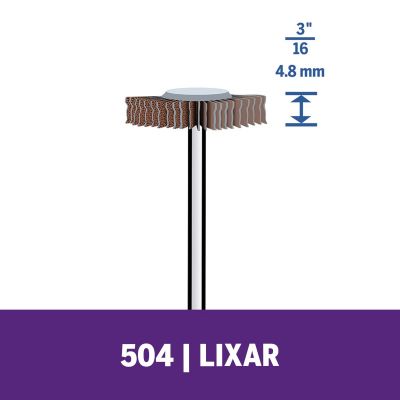 Dremel Disco Flap 4,8mm De Grão Grosso (Modelo 504)