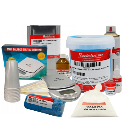 Kit Fabricação de Moldes e Peças em Resinas