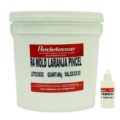 Gel Molde Iso Laranja Com Catalisador (4,100 Kg)
