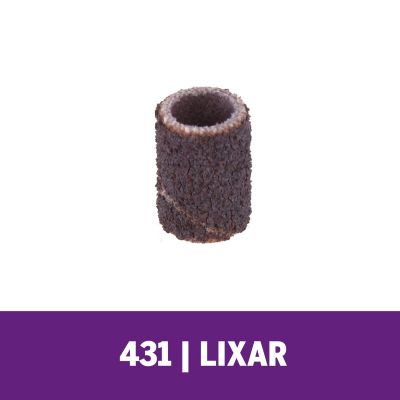 Haste Para Lixar De 6,4mm Com Tubo De Lixa De Grão Grosso 6 Unidades (Modelo 431)