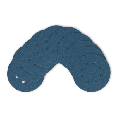 Kit Disco de Lixa com Velcro 125mm 5" Grão 40 para Lixadeira Roto Orbital (10un)