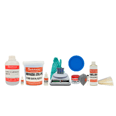 Kit Artesanato Profissional + Molde de Silicone Porta Copos de BRINDE