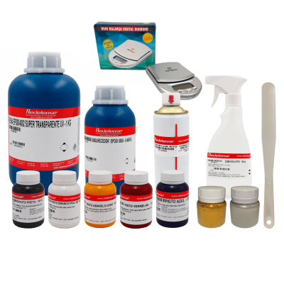Kit de Resinas, pigmentos e ferramentas (Opção 3)