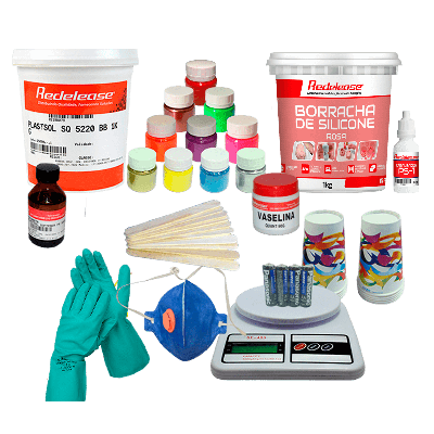 Kit Fabricação De Moldes e Iscas Artificiais