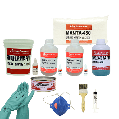 Kit Fabricação De Moldes Em Fibra De Vidro
