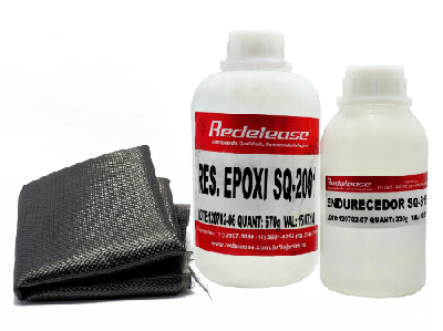 Kit Laminação em Fibra de Carbono (0,70 M²)