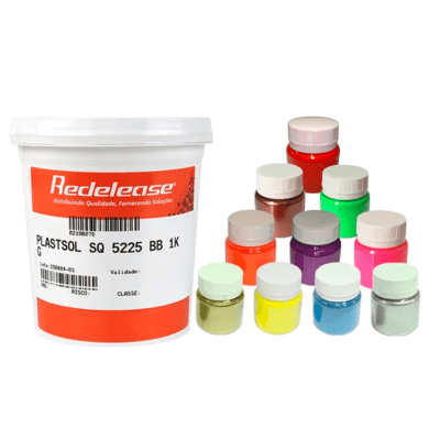 Kit Plastisol SQ 5225 + Todos Pigmentos Fluorescentes