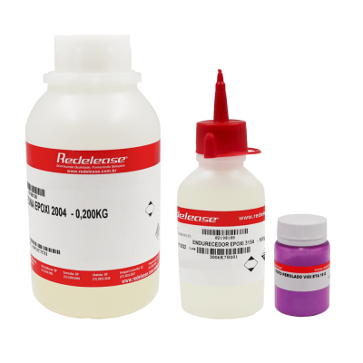 Kit Fabricação de Tábuas Resinadas com Pigmento Perolado Violeta