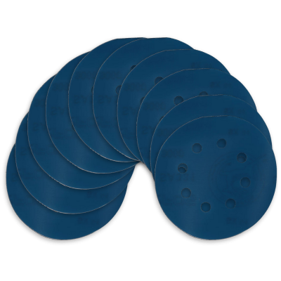 Kit Disco de Lixa com Velcro 125mm 5" Grão 2000 para Lixadeira Roto Orbital (10un)
