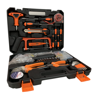 Kit De Ferramentas Manuais Para Uso Doméstico Multifuncional Modelo GE-XTZ01 Com 104 Peças