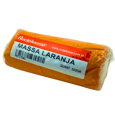 Massa De Modelar Plastilina Laranja (0,500 Kg)