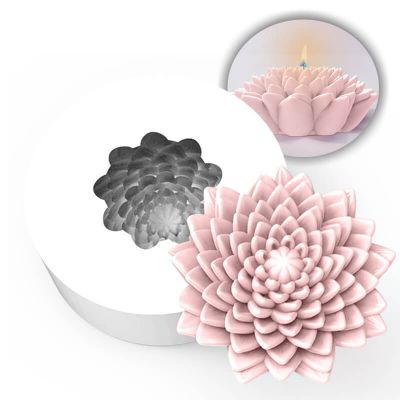 Molde de Silicone Flor de Lotus