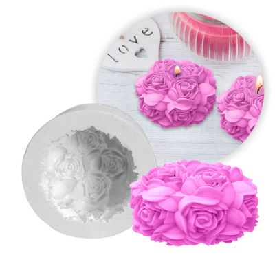 Molde de Silicone Provence Rosas