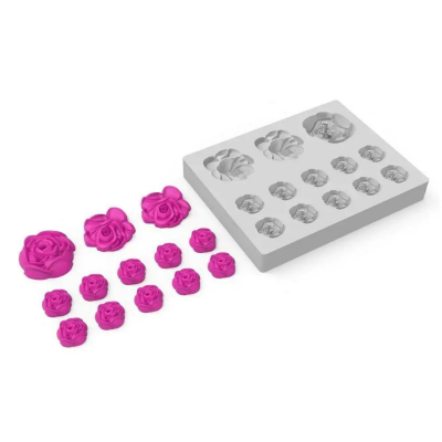 Molde de Silicone Rosas 13 Cavidades