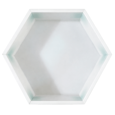 Molde Hexagonal Rígido (17cm x 6cm)