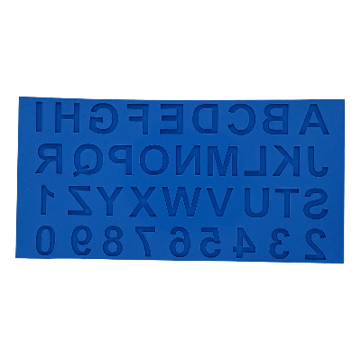 Molde de Silicone Alfabeto Grande