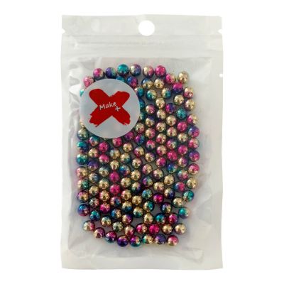 Pedras Decorativas Perolas Coloridas 6mm (17 g)