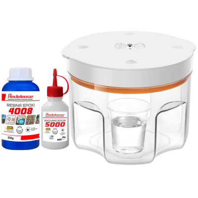 Kit Resina Epóxi 4008 e Câmara de Vácuo