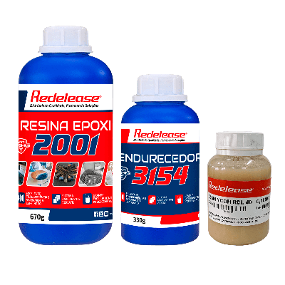 Kit Resina Epoxi e Desmoldante RDL 40
