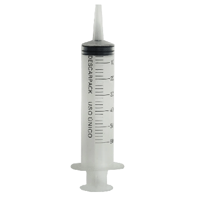 Seringa Descartável Com Bico Cateter (60ml)