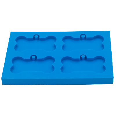 Molde de Silicone Osso coleira Tamanho G