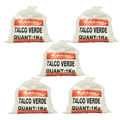Talco Industrial Verde Carga Mineral (05 Kg)
