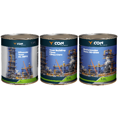 Tinta Epóxi Cinza para Pisos YCON Building – Alta Resistência Química e Mecânica