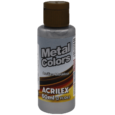 Tinta Acrílica Alumínio Metálico (60ml)