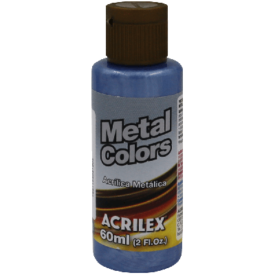 Tinta Acrílica Azul Mar Metálico (60ml)