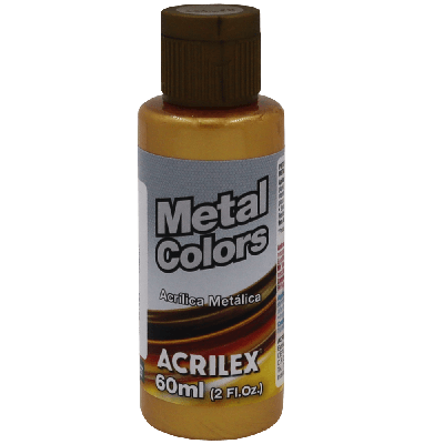 Tinta Acrílica Ouro Metálico (60ml)