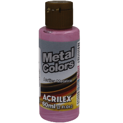 Tinta Acrílica Rosa Metálico (60ml)