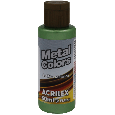 Tinta Acrílica Verde Musgo Metálico (60ml)